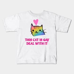 GAY CAT Kids T-Shirt